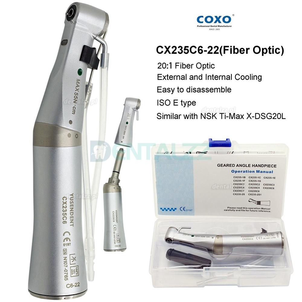 YUSENDENT COXO C-Sailor Pro+ System silnika chirurgii implantu dentystycznego z 2-częściową kątnicą LED